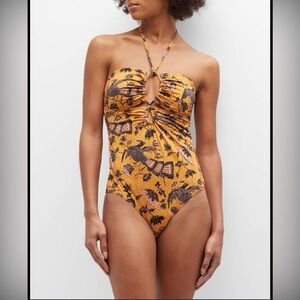Ulla Johnson Halter One-Piece Swimsuit